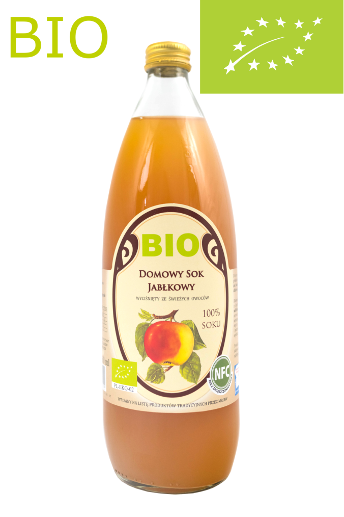 Domowy Sok Jablkowy BIO 850 ml